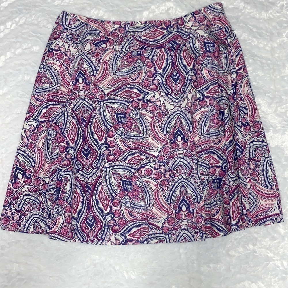 Talbots paisley skirt women’s size 20W plus size pleated